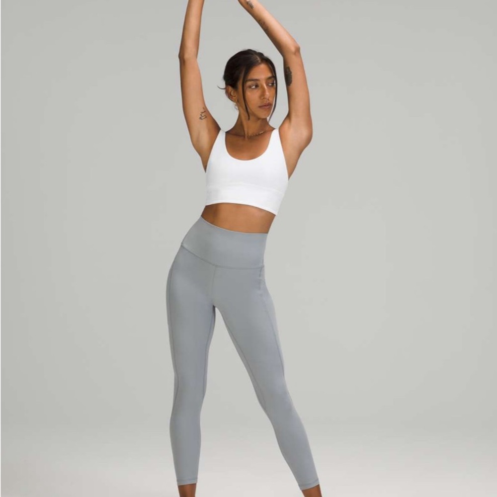 Lululemon Align Reversible Bra Light Support in White & Grey